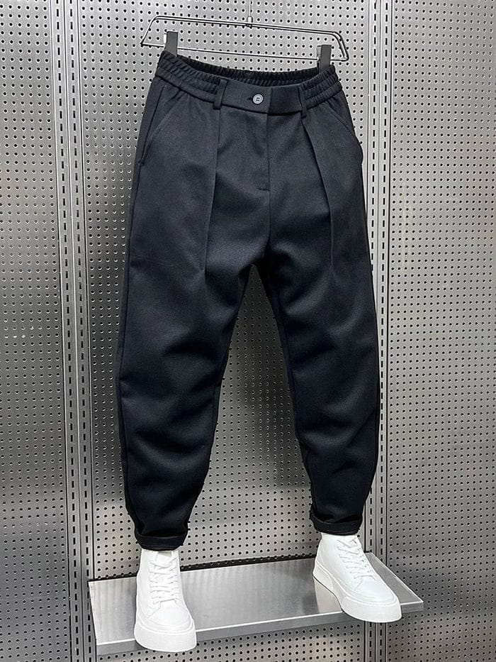 Dianora - High Waist Pleated Tapered Trousers