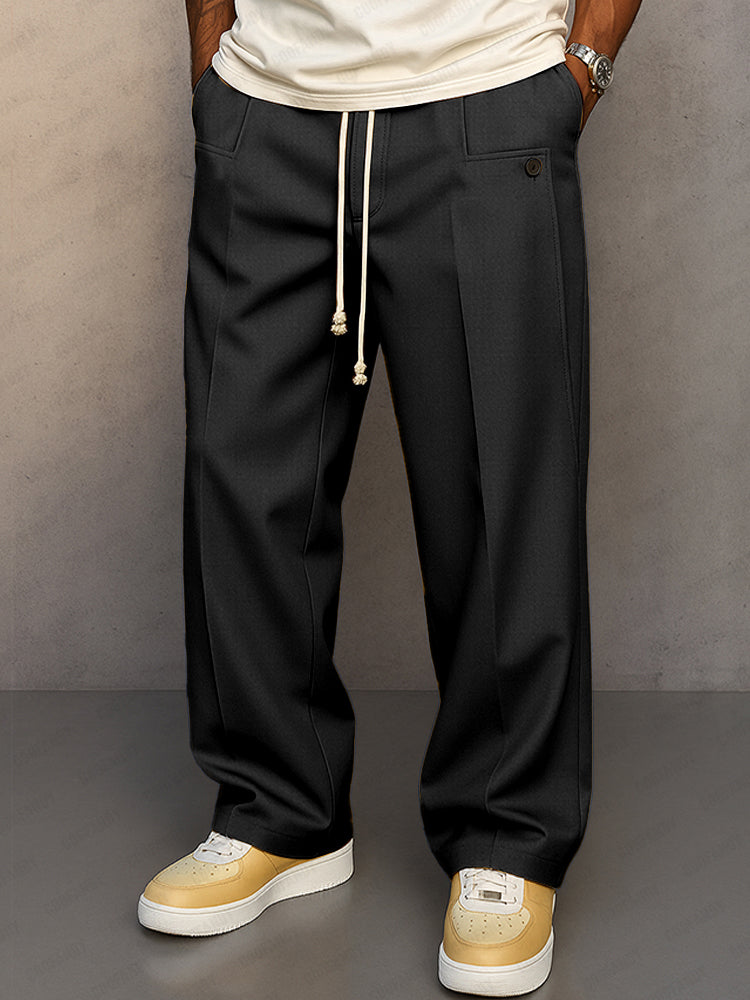 Fabien - Elegant Loose Straight Trousers