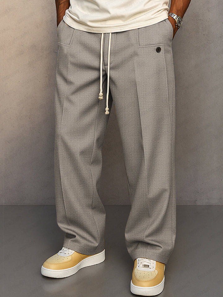 Fabien - Elegant Loose Straight Trousers