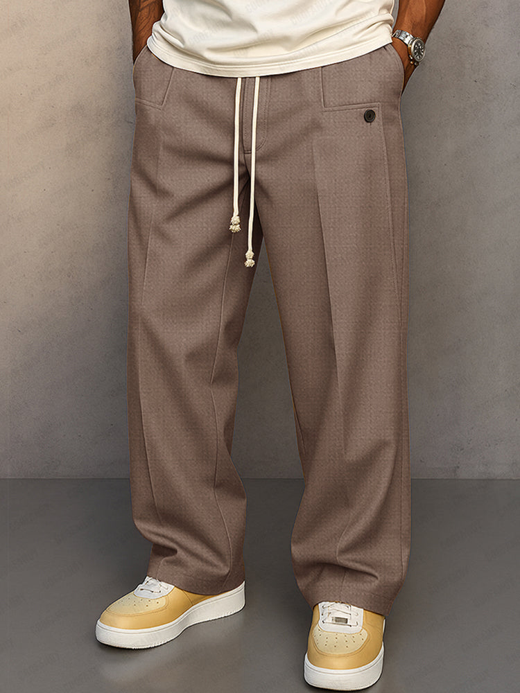 Fabien - Elegant Loose Straight Trousers