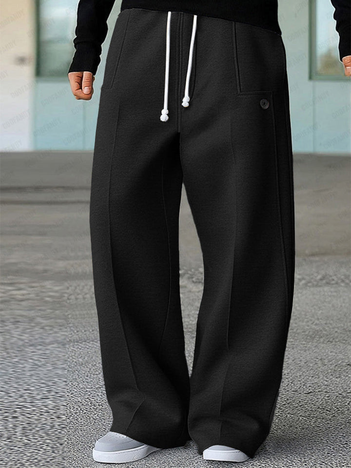 Karelis - Comfy Sporty Wide Leg Pants