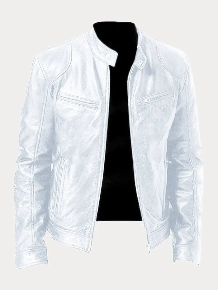 Zafeirios - Casual Leather Jacket