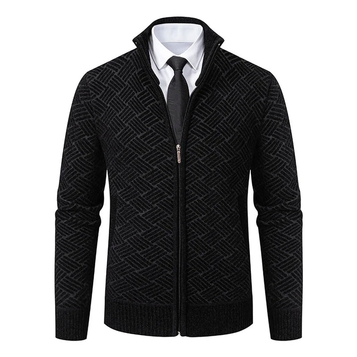 Guilherme - Chunky Knit Cardigan with Zipper