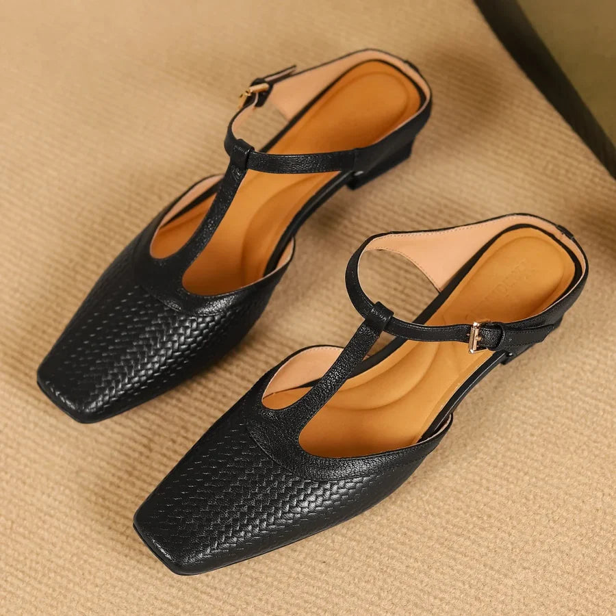 Birte - Leather Mules