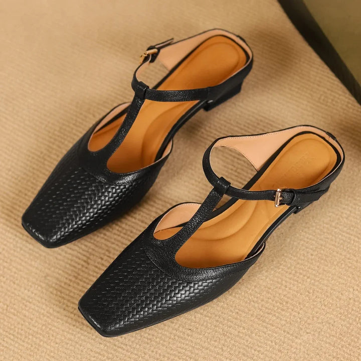 Birte - Leather Mules