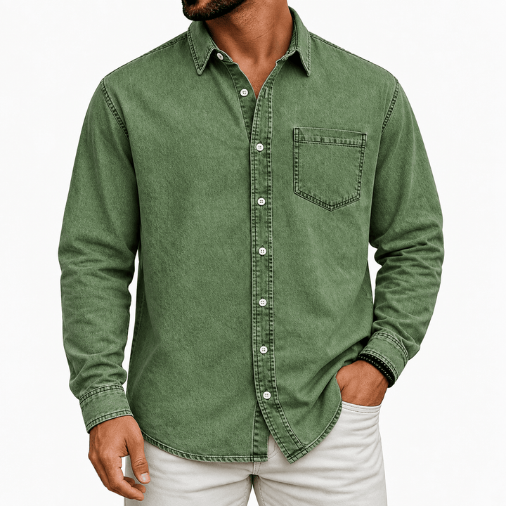 Elro - Denim Shirt With Front Pocket
