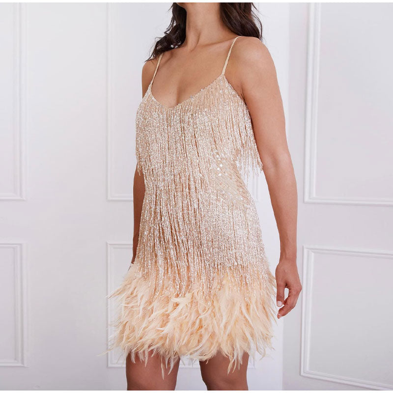 Valina - Casual Cocktail Mini Dress