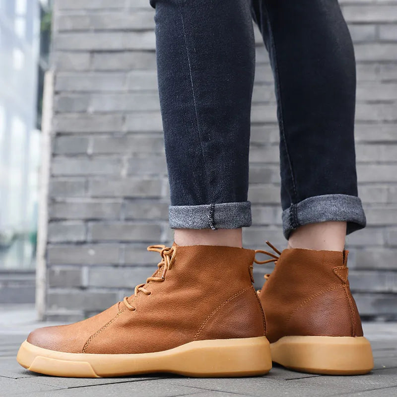 Avishai - Leather Lace-Up Boot