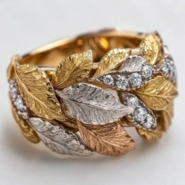 Yulee - Leaf Pattern Handcrafted Ring