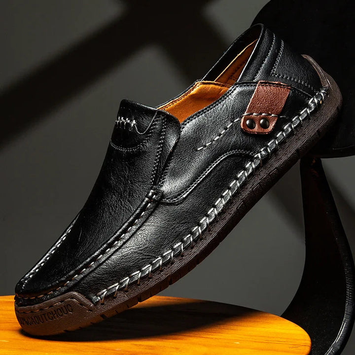 Razal - Elegant Leather Slip-On Loafers