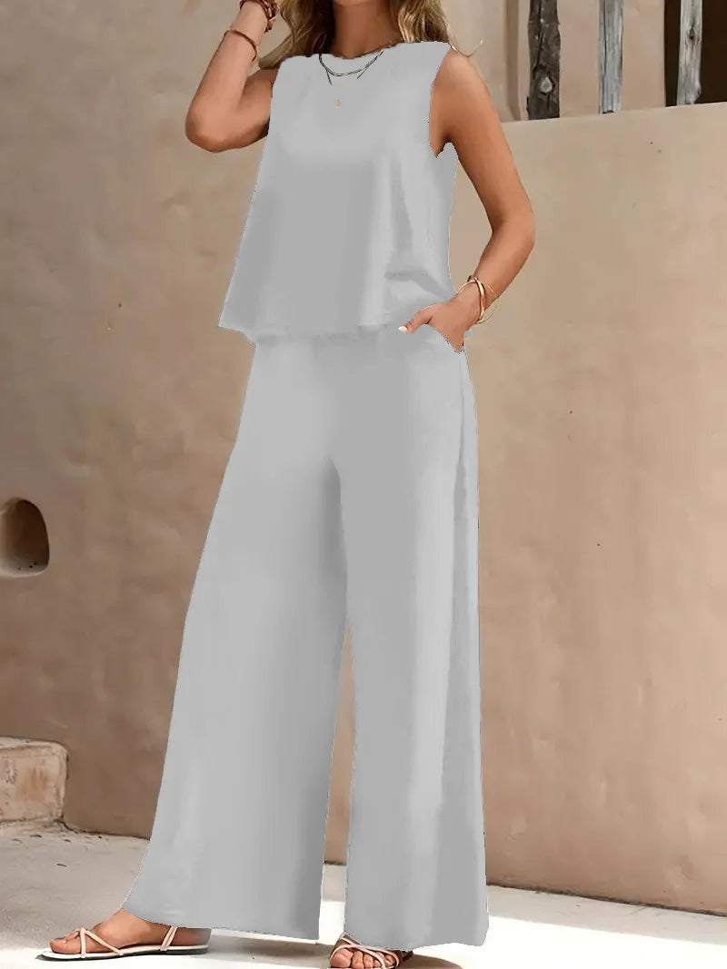Dollie - Sleeveless Two Piece Set