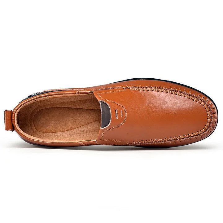 Shalav - Casual Leather Slip-On Shoes