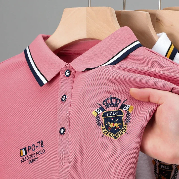 Mariusz - Breathable Short Sleeve Polo Shirt