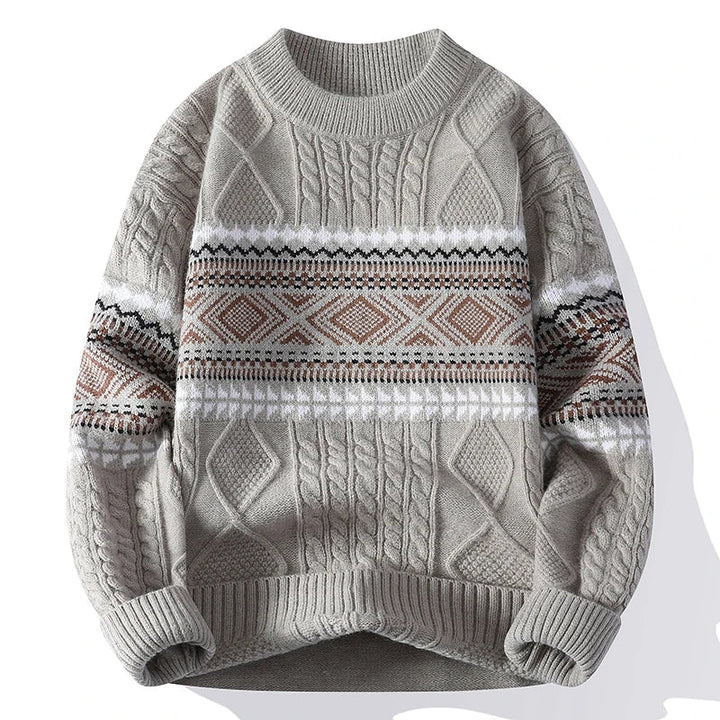 Isidoro - Comfortable Nordic Knit Sweater
