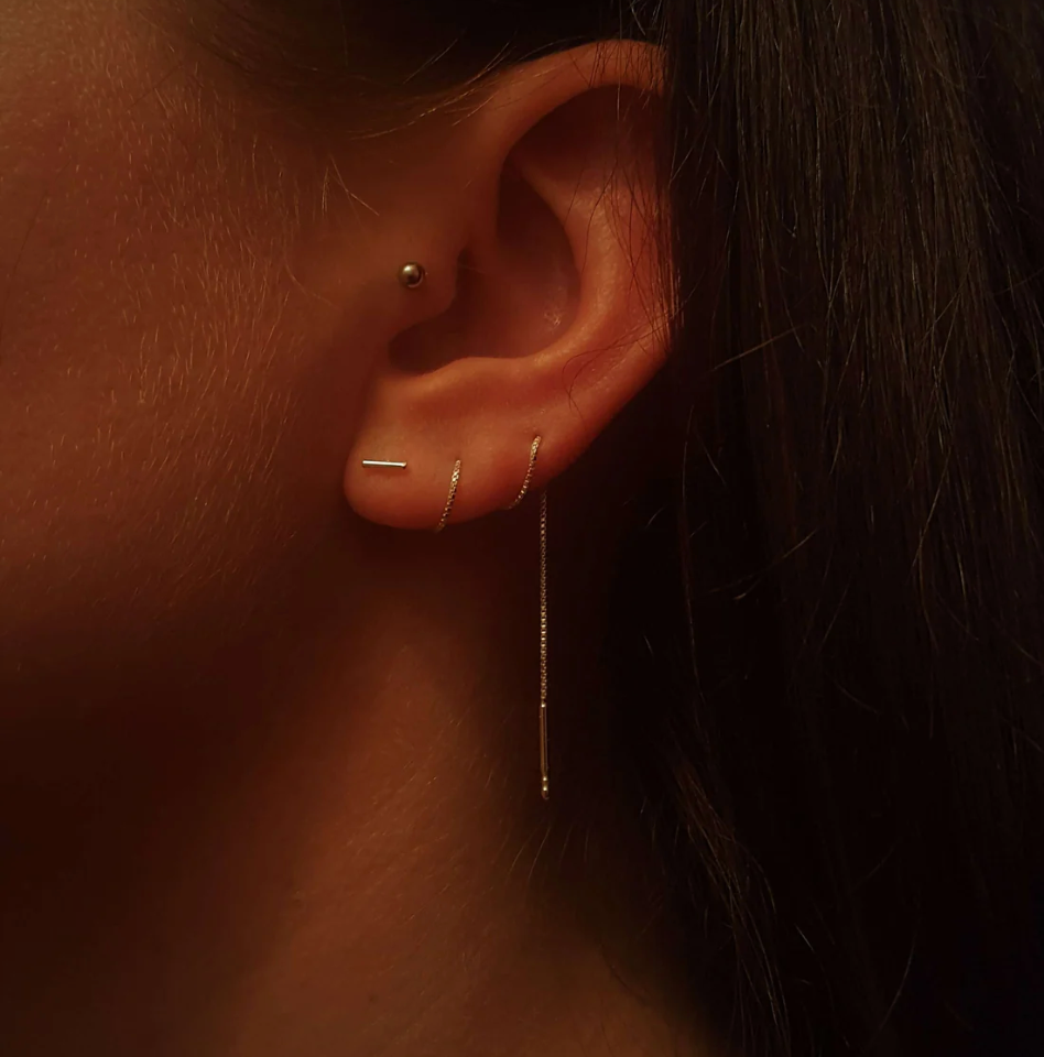 Jolana - T-Shaped Chain Earring