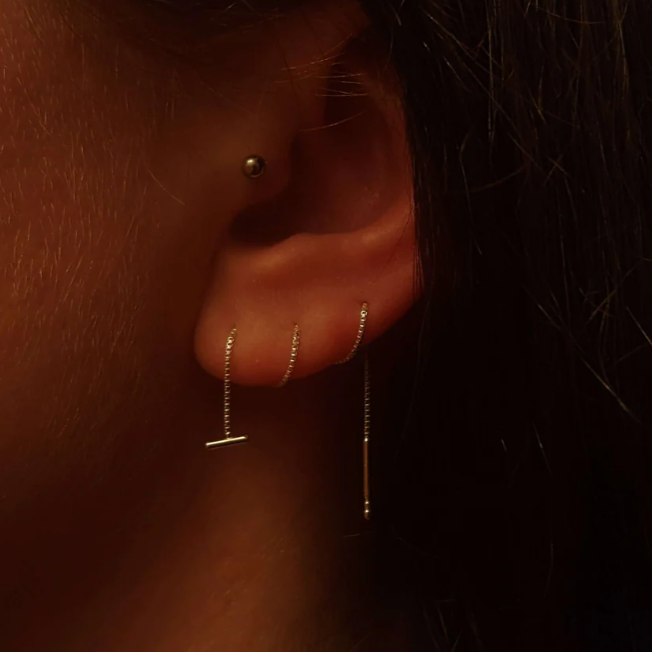Jolana - T-Shaped Chain Earring