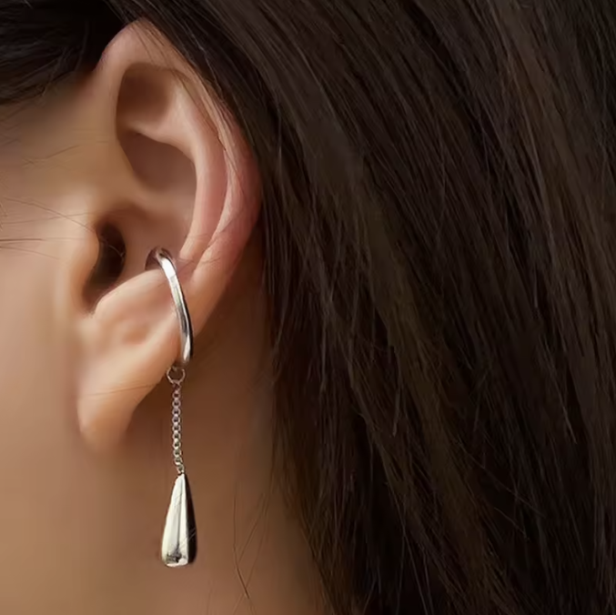 Judee - Drop Dangle Cuff Earrings