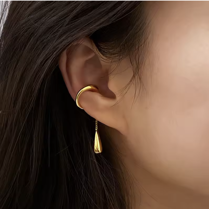 Judee - Drop Dangle Cuff Earrings