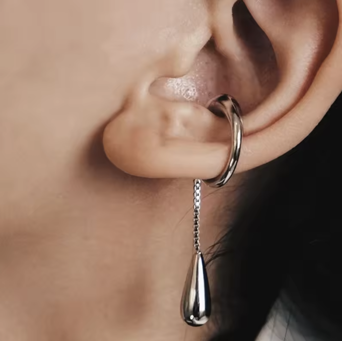 Judee - Drop Dangle Cuff Earrings