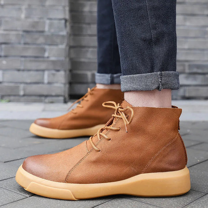 Avishai - Leather Lace-Up Boot