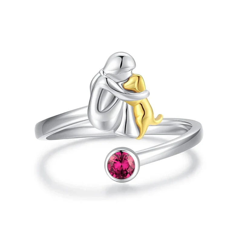 ForeverHug - Ring With Dog Icon
