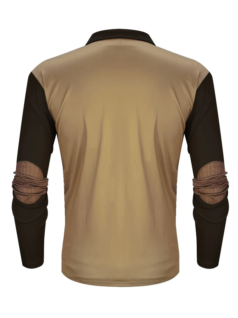 Quenmir - Deer Graphic Long Sleeve Shirt
