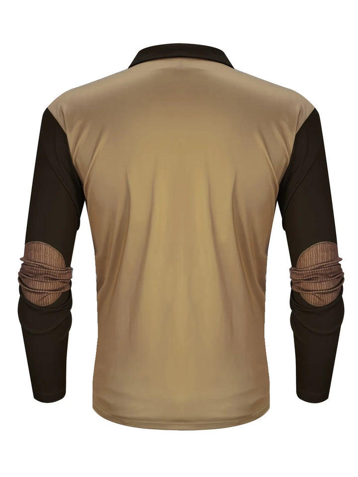 Quenmir - Deer Graphic Long Sleeve Shirt