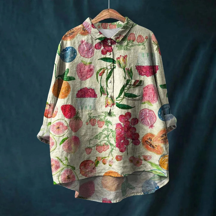 Jorina - Elegant Floral Shirt