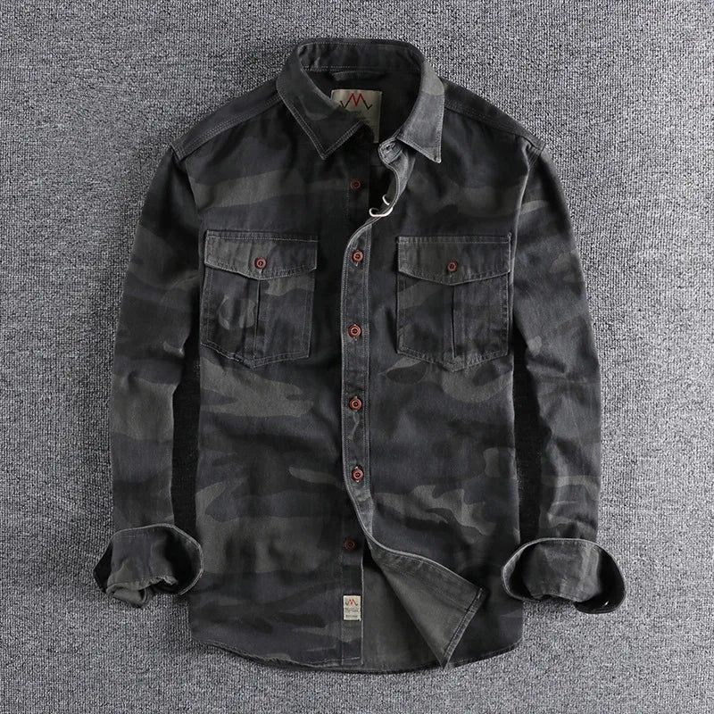 Firat - Long Sleeve Button-Up Shirt