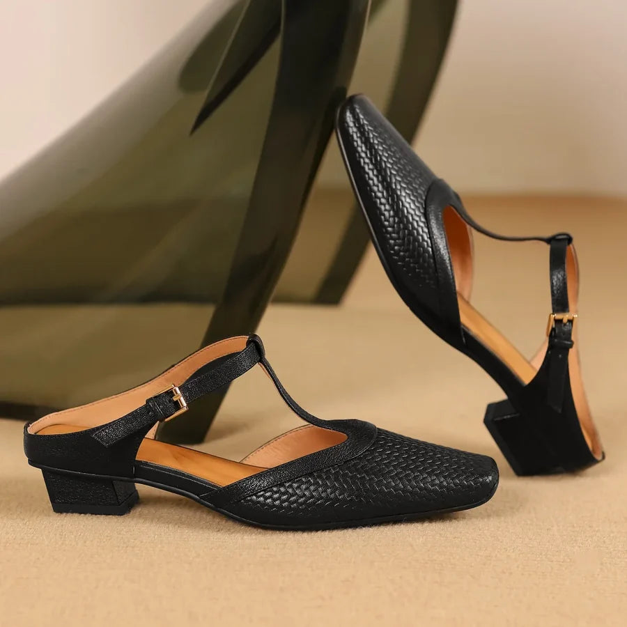 Birte - Leather Mules