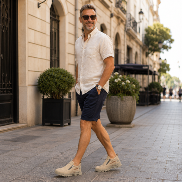 Jaquarius - Modern Sneakers With Side Zipper