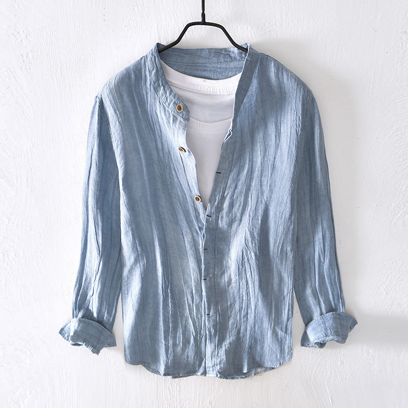 Murilo - Long Sleeve Linen Shirt