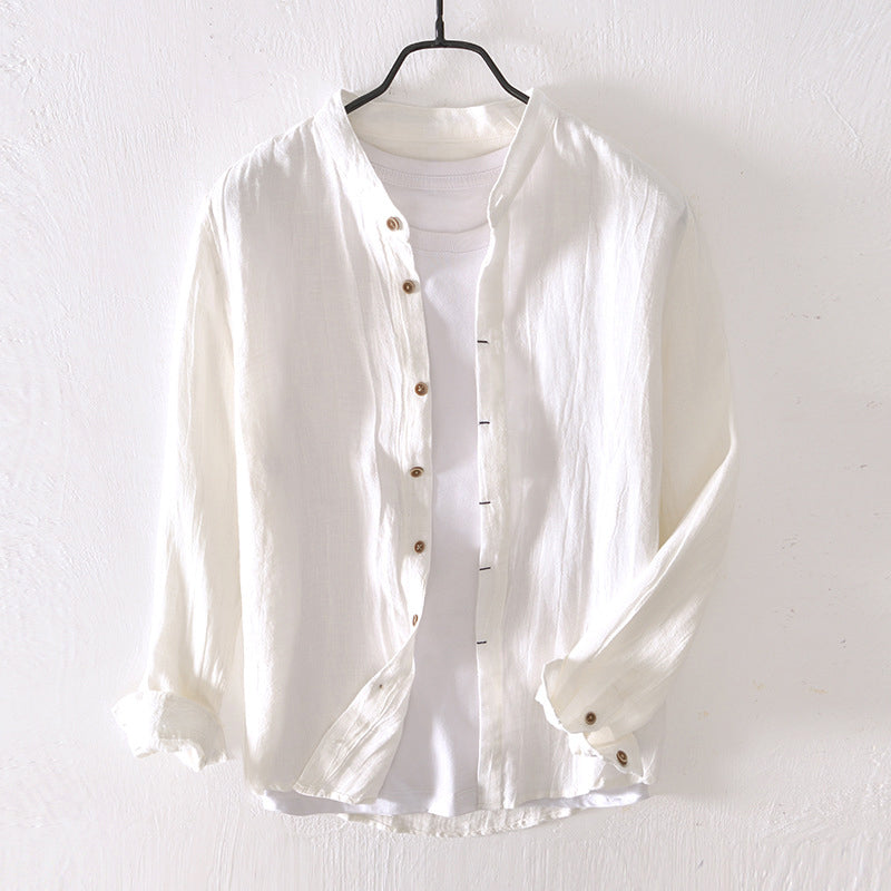 Murilo - Long Sleeve Linen Shirt