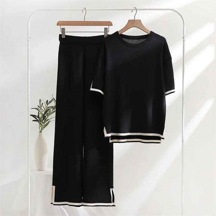 Heleta - Elegant 2 Piece Capri Set