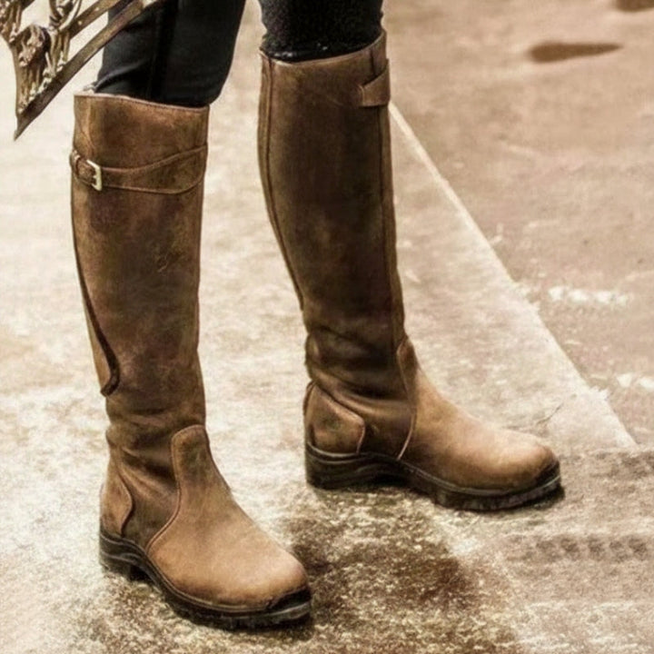 Keshia - Waterproof Leather Boots