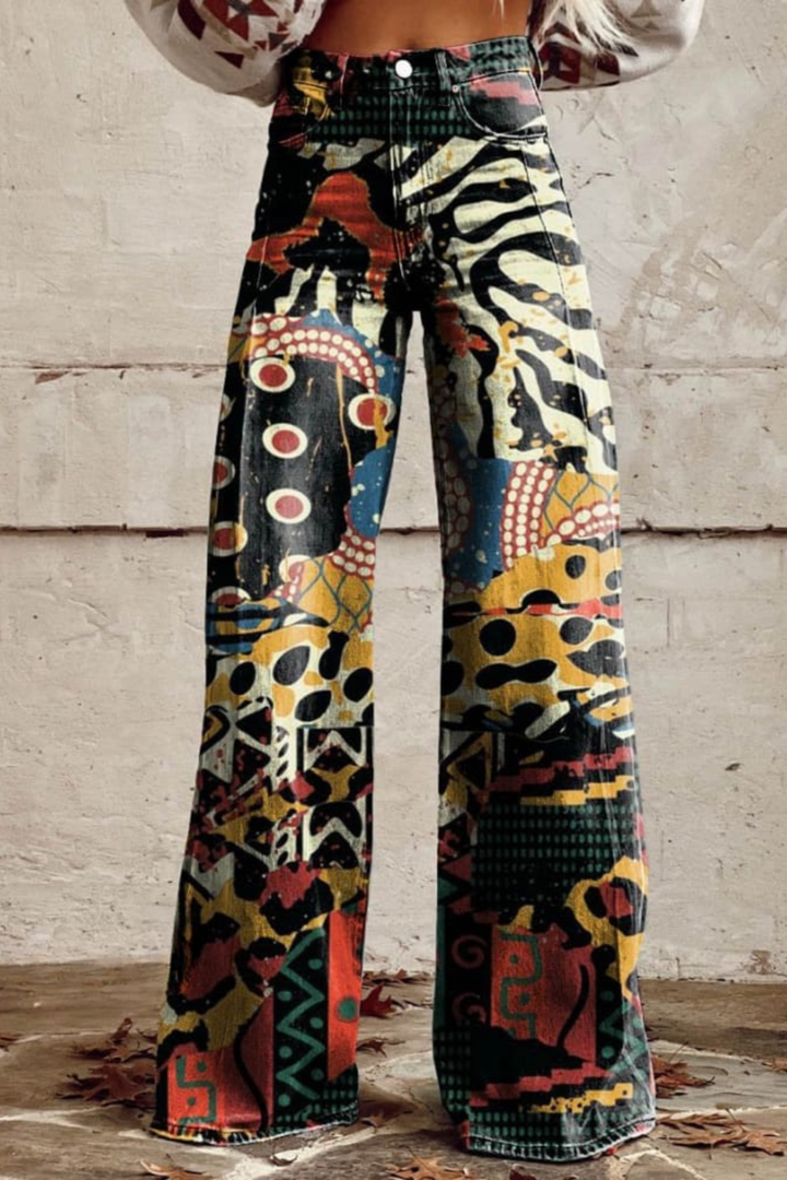 Randolph - Stylish Boho Vintage Wide-Leg Pant