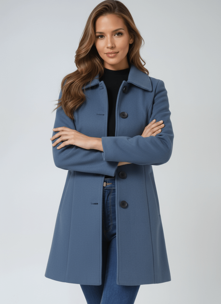 Stefenia - Winter Coat With Buttons
