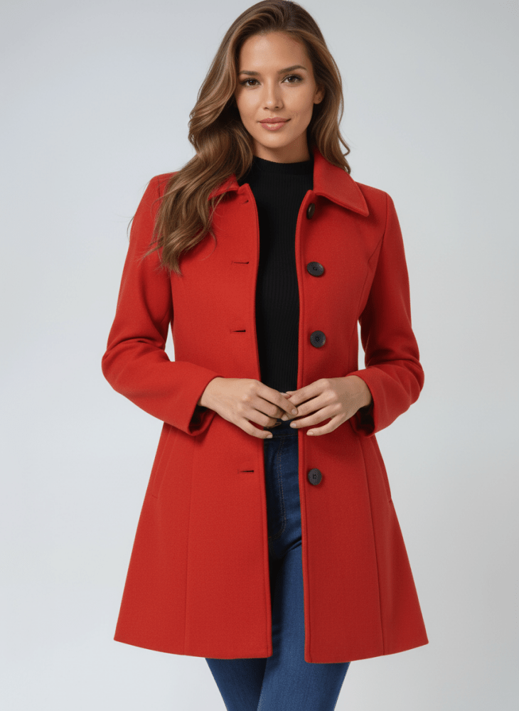 Stefenia - Winter Coat With Buttons