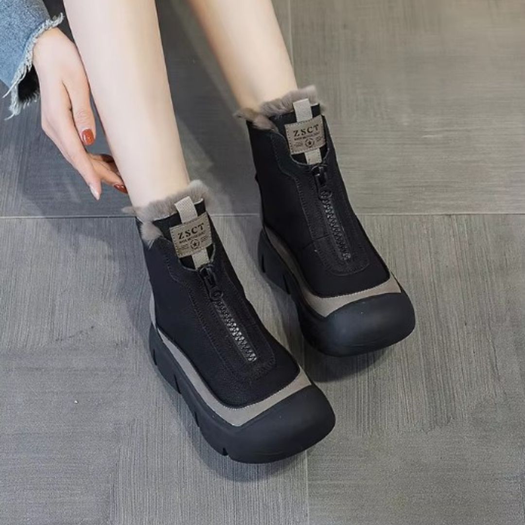 Zoharit - Waterproof Thick Sole Ankle Boot