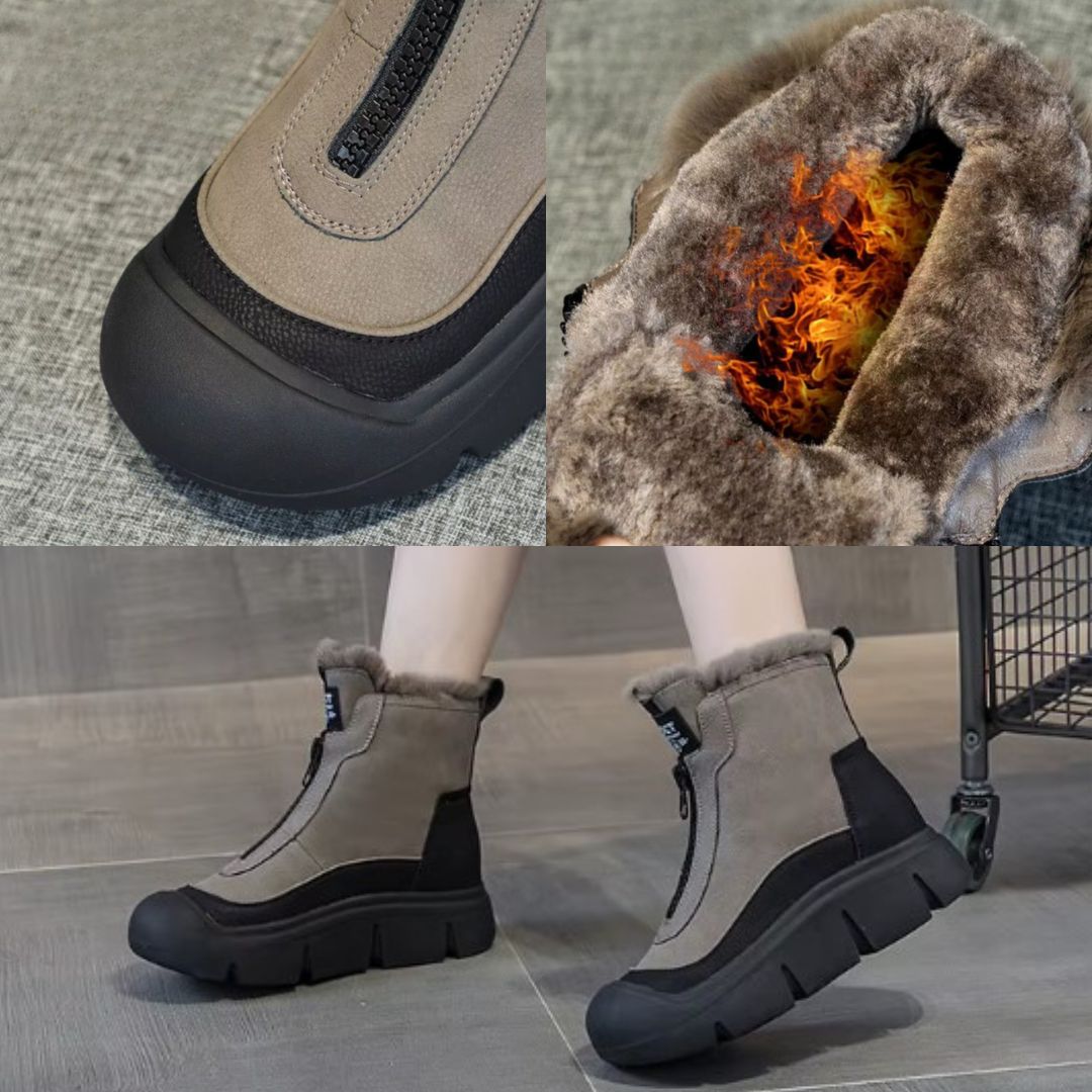 Zoharit - Waterproof Thick Sole Ankle Boot