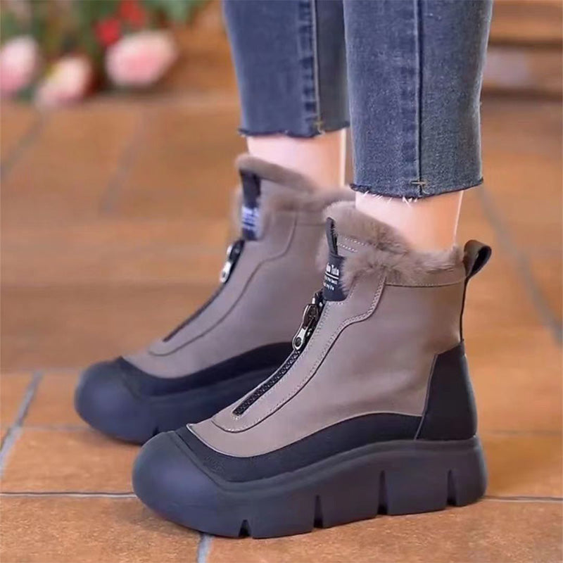 Zoharit - Waterproof Thick Sole Ankle Boot