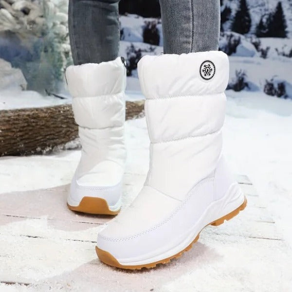 Neria - Snow Boots With Side Zipper