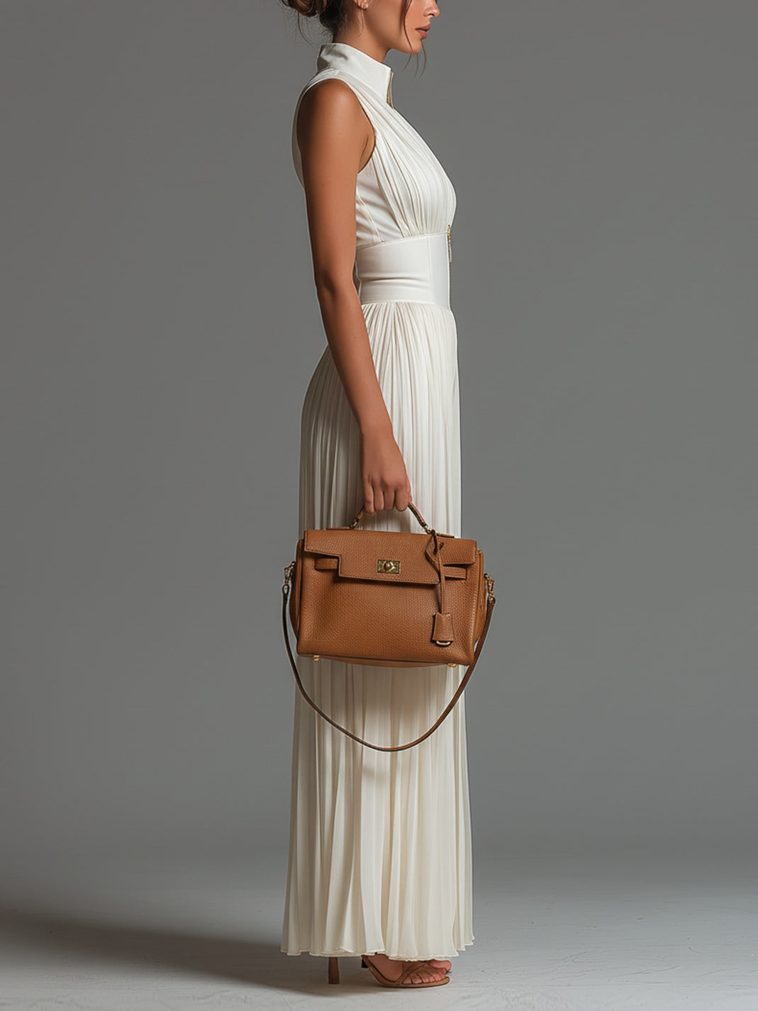Perrine - Pleated Chiffon Jumpsuit