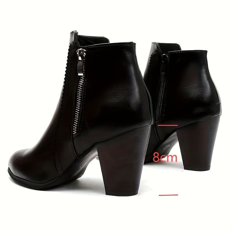Zofie - Elegance High Heel Boot With Side Zipper