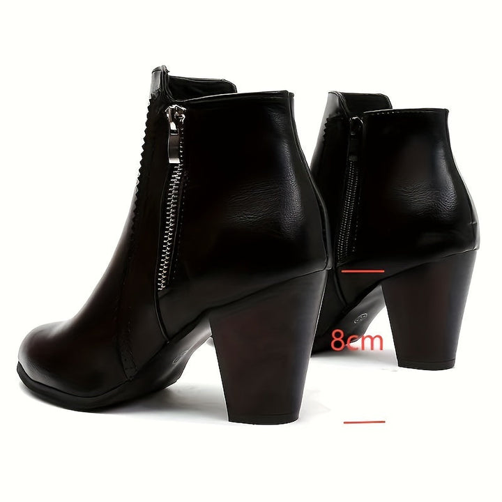 Zofie - Elegance High Heel Boot With Side Zipper