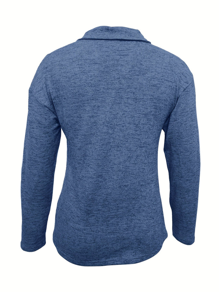 Cleo - Long Sleeve Shirt With Zipper