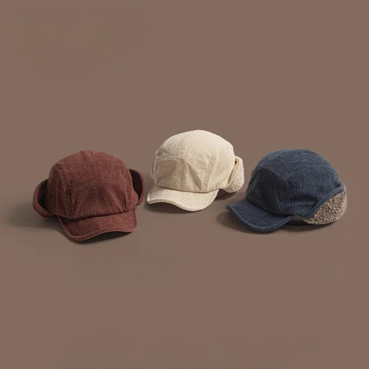 CozyFlaps - Ribbed Cap With Earflaps