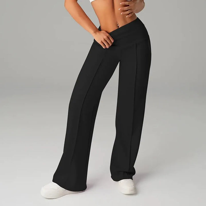 Xima - Straight Loose Leg Trousers