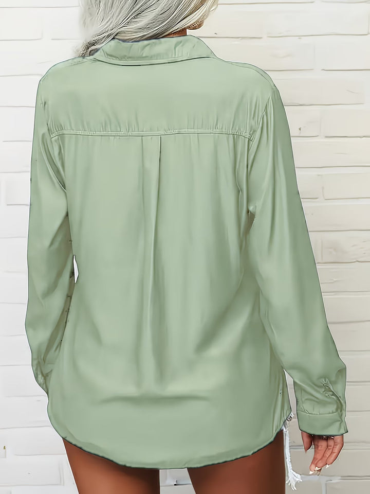 Tierna - Long Sleeve Button-Up Shirt
