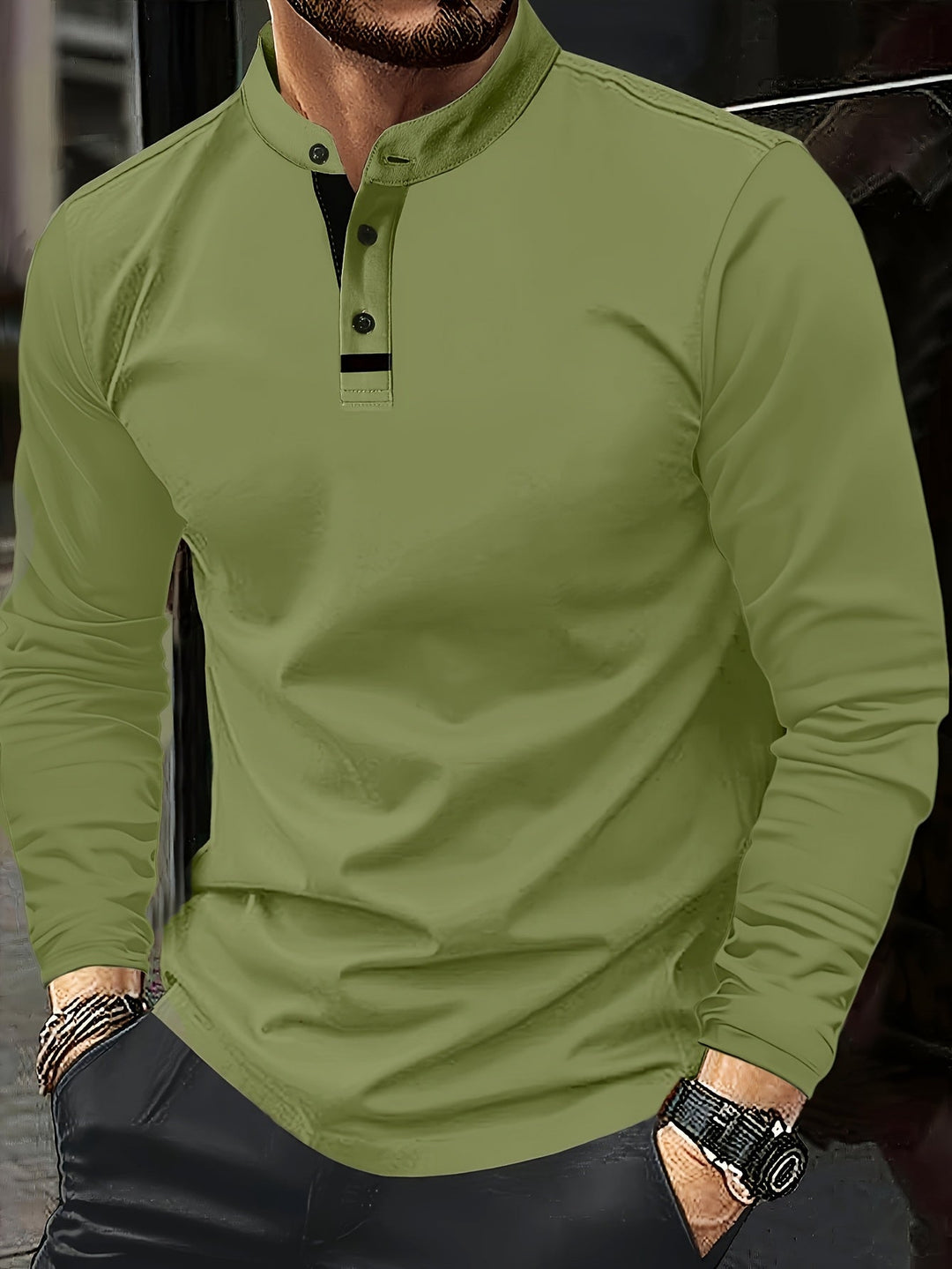 Urbarday - Long Sleeve Polo Shirt